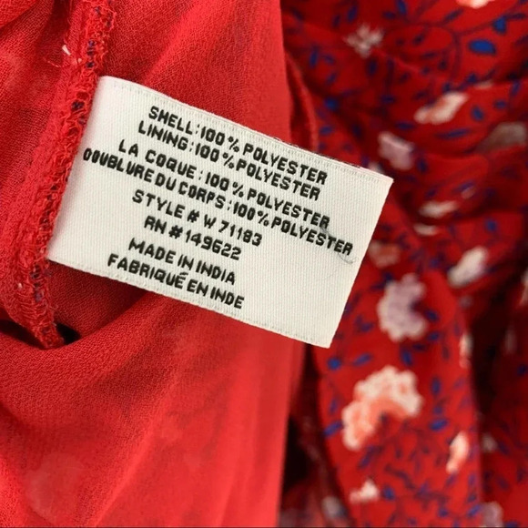 WALTER BAKER Kiara tie neck ruched floral-print crepe de chine mini dress 0 NWT - Picture 8 of 11